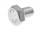 hex cap screws / tap bolts DIN933 M8x12 full thread zinc plated steel (50 pcs)