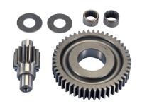 secondary transmission gear up kit Polini 14/48 17.7mm for Piaggio 50 2T 1999-