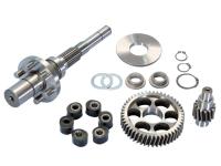 secondary transmission gear up kit Polini 14/48 Flexible Coupling for Piaggio 50 2T 1998-