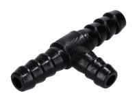 fuel hose T-piece / T-fitting black 8mm