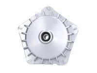 front brake drum GRIMECA NT 10 inch stub d=20mm w/o pattern silver for Vespa PK50-125, ​S, ​SS, ​XL, ​XL2, ​P200E, ​PX80-200, ​Lusso, T5