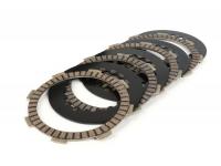 Clutch friction discs incl. steel discs -BGM PRO SPORT-  type Honda CR80, for BGM PRO Superstrong CR, CR 2.0 Ultralube clutch spider, Ø=110mm - 4 discs