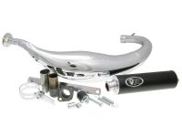 exhaust Turbo Kit Carreras 80 chrome for Yamaha TZR 50 R 96-00 (AM6) 4YV
