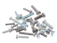hex cap screws / tap bolts DIN933 zinc plated or stainless steel - packs