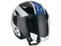 helmet Speeds Jet City II Graphic white / blue size M (57-58cm)
