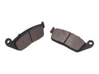 brake pads organic for Kymco Xciting 250i (AFI) [RFBT71010] (SB50AD) T7