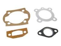 cylinder gasket set Airsal T6-Racing 48.8cc 38mm for Puch Automatic, X30 with short cooling fins