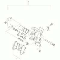 38b brake caliper rear