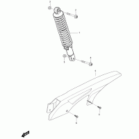 FIG44 shock absorber, chain guard