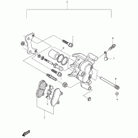 F47 brake caliper rear (floating caliper)