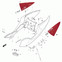 FIG33 rear fairing / body parts, stickers