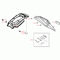 F19 rear fender / mudguard & vehicle tools
