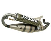 exhaust Yasuni Carrera 16/07 yellow carbon for Adly (Her Chee) AirTec 50 LC