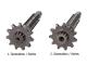 3rd/4th speed primary transmission gear OEM 19/22 teeth for Minarelli AM6 1st series