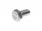 hex cap screws / tap bolts DIN933 M6x12 full thread zinc plated steel (50 pcs)