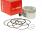 piston kit Airsal sport 81.3cc 50mm for 139QMB, GY6 50cc, Kymco 50 4-stroke