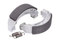 brake shoe set Polini 110x25mm w/ springs for drum brake for Kymco Agility 50 Carry 4T [LC2U65010] (KG10DB) U6