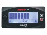 fuel gauge Koso Fuel Meter Mini Style 3 with white back light