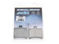 brake pads Polini organic for Aprilia SR50, Scarabeo, Baotian BT49QT