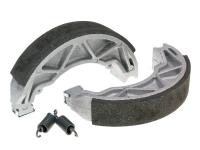 brake shoe set Polini 140x25mm w/ springs for drum brake for Piaggio 125 Fly, Liberty, Hexagon, Vespa Primavera