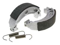 brake shoe set Polini 110x25mm w/ springs for drum brake for Adly, CPI, Generic, MBK, Malaguti, Yamaha
