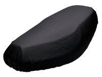 seat cover removable, waterproof, black in color for Aprilia Leonardo 125 4V 99-01 [ZD4MB03/ ZD4MB04]