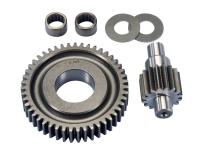 secondary transmission gear up kit Polini 16/47 17.7mm for Piaggio 50 2T 1999-