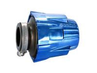 air filter Polini D.37 straight air box 37mm chromed blue