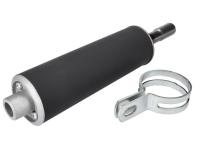 muffler Polini aluminum black, 16mm intake for Peugeot Ludix 1 50 Trend AC