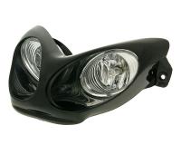 headlight dual optics halogen H3 white E-marked for Yamaha Aerox 50 2T LC 97-02 E1 [5BR]