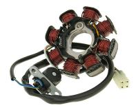 Alternator stator 4-pole for Kymco Super9 LC, Agility 2T, Like 2T, Grand Dink, People, Yager 50