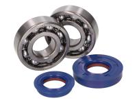 crankshaft bearing set Polini for Yamaha BWs 50 2T AC Easy 13-17 E2 [SA236/ 2DW]