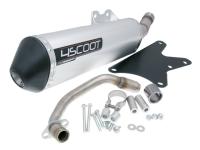 exhaust Tecnigas 4SCOOT for Piaggio Leader engine 125-200cc