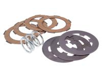 clutch disc set / clutch friction plates reinforced incl. spring Ferodo for Piaggio Ape 50 80-86 TL3T
