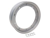 rim 10 inch 2.10x10 silver for Vespa PV, ET3, PK, S, XL, XL2, 125, GT, Sprint, PE, Lusso, T5, LML Star, Deluxe and more