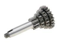 auxiliary shaft / countershaft 4-speed 22-18-14-10 teeth for Piaggio Ape 50 80-86 TL3T