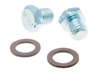 oil filler screw set / oil filler bolt set incl. seals for LML Belladonna 150 RV 2T