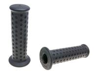 handlebar rubber grip set Domino 3031 Scooter Piaggio Style black 118mm