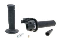 quick action throttle rubber grip set Domino 3.6°/ 74mm for Aprilia SX 50 11 (D50B) ZD4PVG01