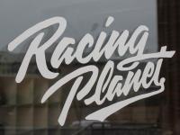 sticker Racing Planet 200x115mm white