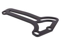 number plate holder lateral mounting aluminium black for Piaggio Zip 50 2T (2. Series) 95- (DT Disc / Drum) [SSP2T]