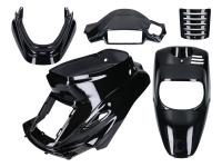 fairing kit black metallic 5-part for MBK Booster -2004, Yamaha BWS -2004