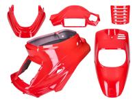fairing kit red 5-part for MBK Booster -2004, Yamaha BWS -2004