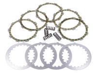 clutch disc / friction plate set MVT reinforced 5-friction plate type for Rieju SMX 50 01-04 (AM6)