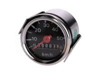 speedometer universal 60km/h 48mm black for Peugeot 104 AC 50 2T