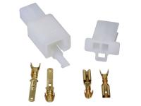 electrical wiring repair / connector kit 2 pins 2.8mm 6-piece