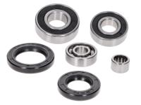 gearbox bearing set w/ oil seals for Piaggio short type