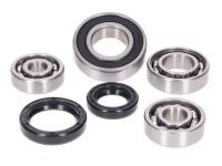 gearbox bearing set w/ oil seals for Malaguti F10 Wap 50 (04-)