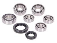 gearbox bearing set w/ oil seals for Kymco Agility 50 MMC 4T [LC2U60050/ LC2U60070] (KG10CA/CB) CK50QT-5