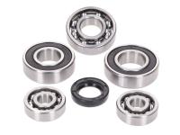 gearbox bearing set w/ oil seals for Yamaha, MBK 2-stroke 100cc